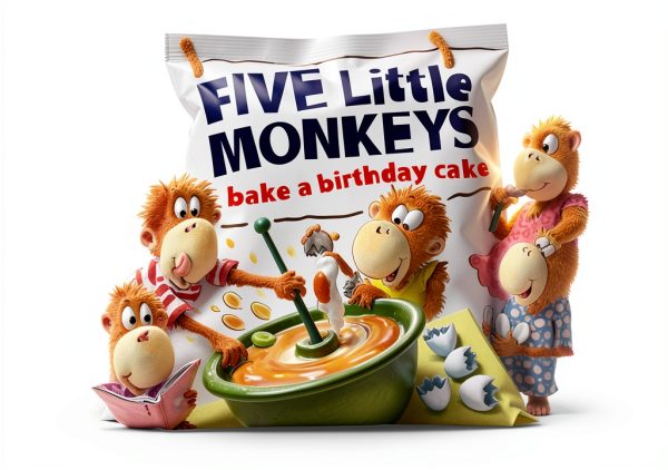 Clarion Books Five Little Monkeys Story eBook Preschool Ages 2-4-0