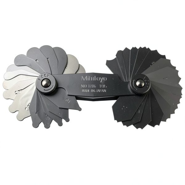 Radius Gauge Mitutoyo 504-186-105 Concave Convex with Locking Clamp-1