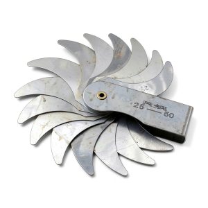 Radius Gauge Weldingstop 16‑Blade Stainless Steel Pocket Set-0