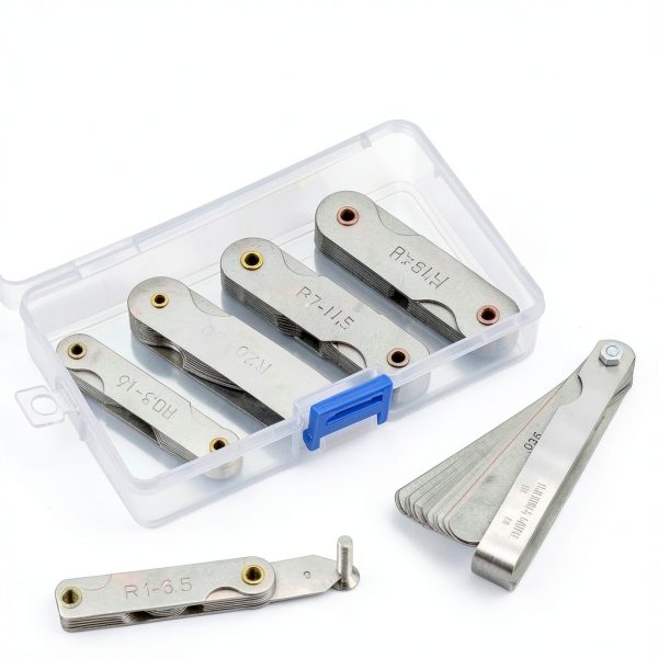 Radius Gauge Set Stainless Steel 5-Piece with Gap Feeler by Swpeet-2