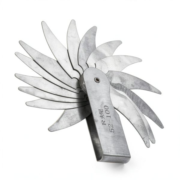 Walfront Stainless Steel Radius Gauge with Dual Leaves for Convex and-7