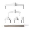 HEAXIY Digital Radius Gauge 5-700mm with 5 Interchangeable Jaws-3