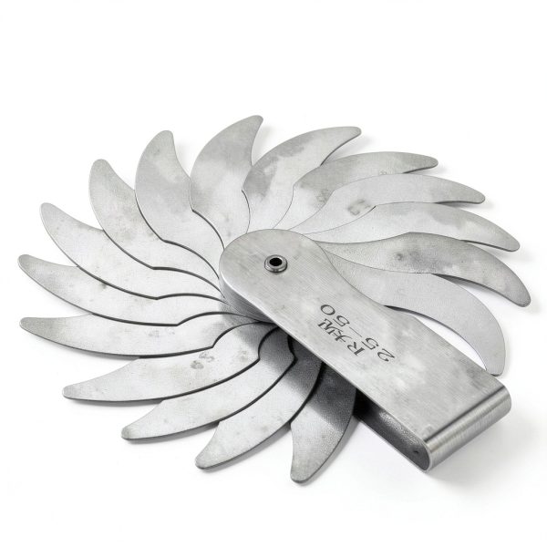 Marhynchus Stainless Steel Radius Gauge R25-50MM Precision Tool-2