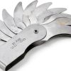 Marhynchus Stainless Steel Radius Gauge R25-50MM Precision Tool-0