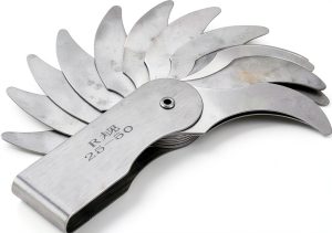 Marhynchus Stainless Steel Radius Gauge R25-50MM Precision Tool-0