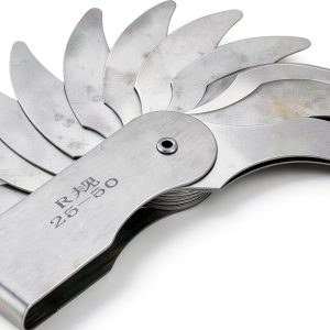 Marhynchus Stainless Steel Radius Gauge R25-50MM Precision Tool-0