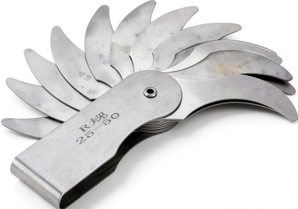 Marhynchus Stainless Steel Radius Gauge R25-50MM Precision Tool-0