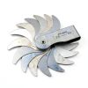 Radius Gauge Weldingstop 16‑Blade Stainless Steel Pocket Set-2