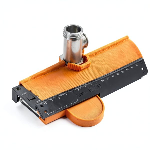 Radius Gauge QXGJ001 Metal Lock Design ABS Body Stainless Steel Pins-4