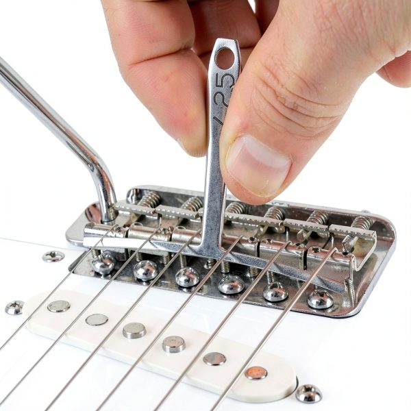 Guitar Radius Gauge Luatoxry 9-Piece Stainless Steel Fretboard Set-4