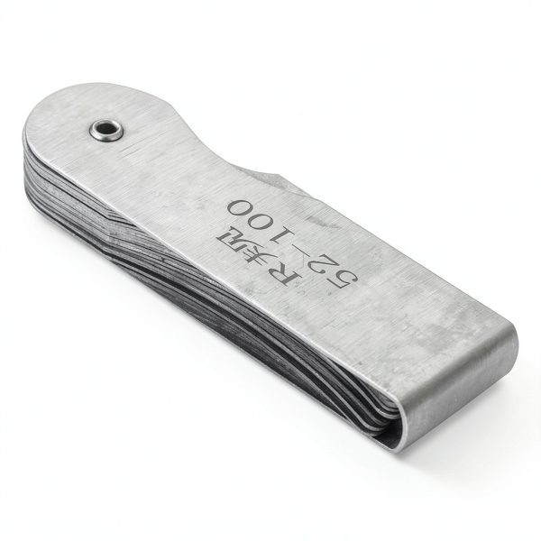 Walfront Stainless Steel Radius Gauge with Dual Leaves for Convex and-1