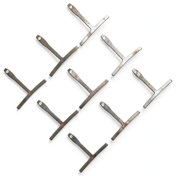 Guitar Radius Gauge Luatoxry 9-Piece Stainless Steel Fretboard Set-6