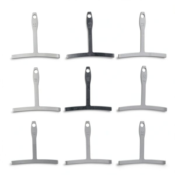 Guitar Radius Gauge Luatoxry 9-Piece Stainless Steel Fretboard Set-0
