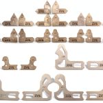 Mitutoyo Radius Gauge Set 186-906 with 5 Leaves and Case-0