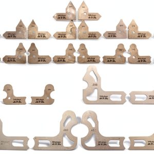 Mitutoyo Radius Gauge Set 186-906 with 5 Leaves and Case-0