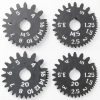 Unbound Provisions Compact Radius Gauge 4x4 Inch Easy‑Read Saves Time-0