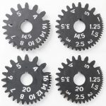 Unbound Provisions Compact Radius Gauge 4x4 Inch Easy‑Read Saves Time-0