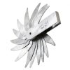 Walfront Stainless Steel Radius Gauge with Dual Leaves for Convex and-3