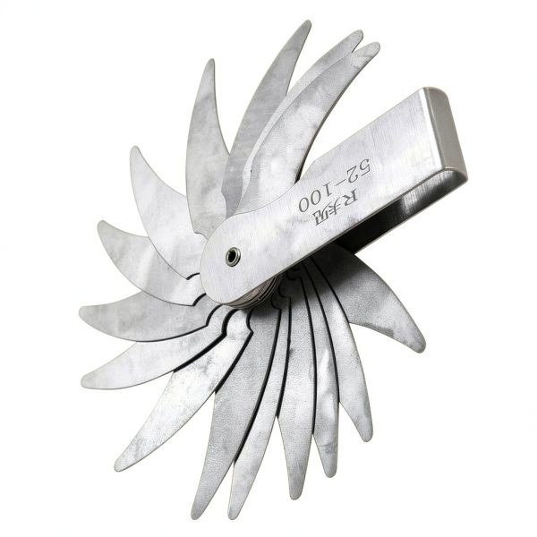 Walfront Stainless Steel Radius Gauge with Dual Leaves for Convex and-3