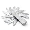 Walfront Stainless Steel Radius Gauge with Dual Leaves for Convex and-4