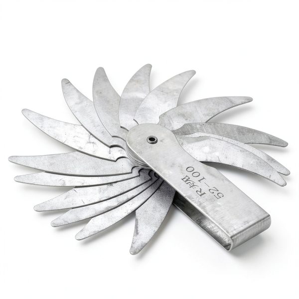 Walfront Stainless Steel Radius Gauge with Dual Leaves for Convex and-4