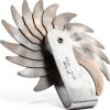 Marhynchus Stainless Steel Radius Gauge R25-50MM Precision Tool-6