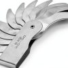 Marhynchus Stainless Steel Radius Gauge R25-50MM Precision Tool-7