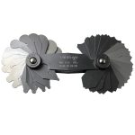 Radius Gauge Mitutoyo 504-186-105 Concave Convex with Locking Clamp-0