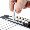 Guitar Radius Gauge Luatoxry 9-Piece Stainless Steel Fretboard Set-3