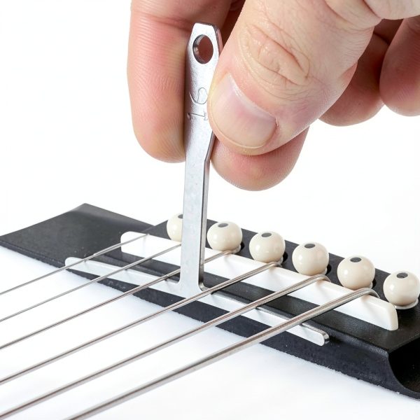 Guitar Radius Gauge Luatoxry 9-Piece Stainless Steel Fretboard Set-3