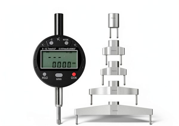 HEAXIY Digital Radius Gauge 5-700mm with 5 Interchangeable Jaws-0