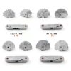Radius Gauge 4‑Piece Stainless Steel Set Rustark R0.3‑25-1