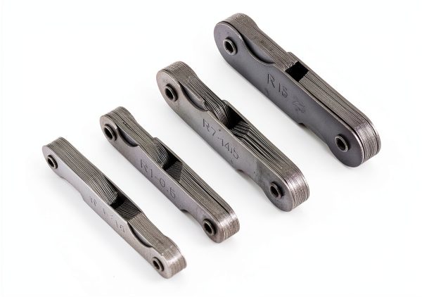 Health Gear Stainless Steel Fillet Gauges, Radius Gauges, 4Pcs Radius Measuring Tools in Different Shapes and Sizes with Two Types of Leaves-6