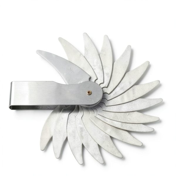 uxcell Radius Gauge Set R52-100mm 16 Leaves Stainless Steel Radius Fillet Gauge, Portable Concave Convex Measuring Tool-1
