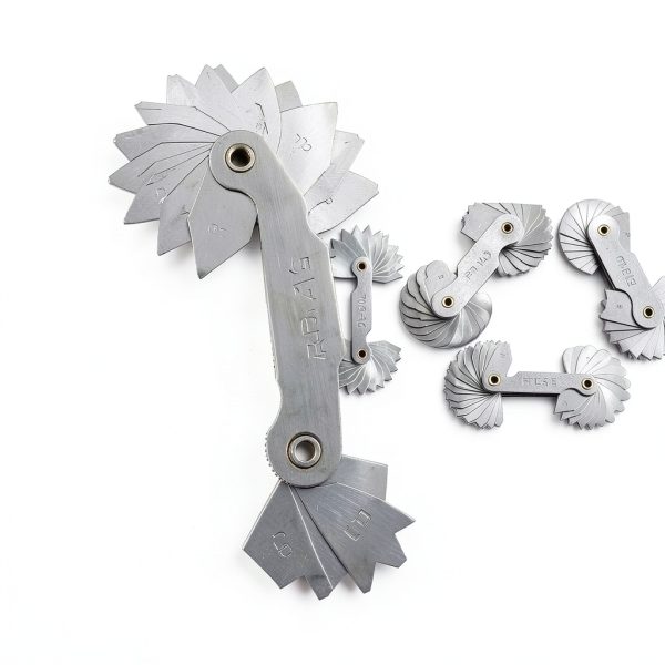 Radius Gauge 4‑Piece Stainless Steel Set Rustark R0.3‑25-4