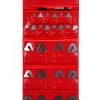 Mitutoyo 186-902, Radius Gage Set, 26 Leaves, 0.5mm to 13mm by 0.5mm, 5 Radii per Leaf-1