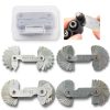 Radius Gauge 4‑Piece Stainless Steel Set Rustark R0.3‑25-0