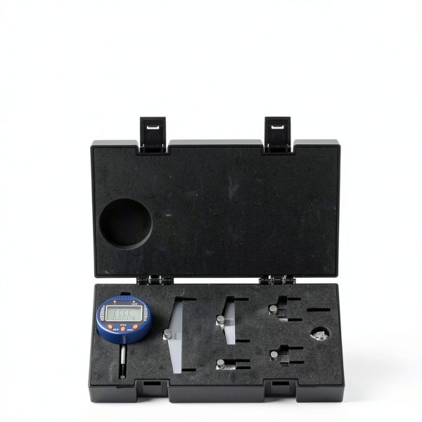 CGOLDENWALL High accuracy digital radius gauge Electronic Inside and Outside Radius Gage with 10mm /20mm /30mm /60mm/100mm changeable measuring jaw Blue 0.2" - 27.5"/5 mm - 700 mm-1