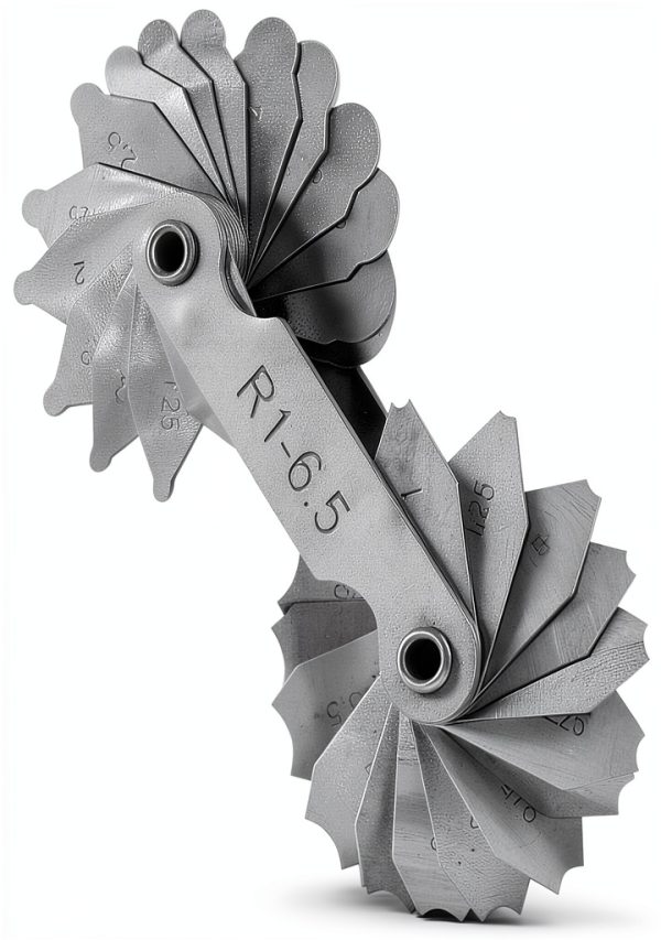 External Internal Radius Gauge R0.3‑1.5MM & R1‑6.5MM for Machinists-0