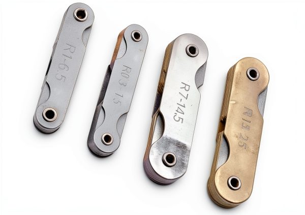 Health Gear Stainless Steel Fillet Gauges, Radius Gauges, 4Pcs Radius Measuring Tools in Different Shapes and Sizes with Two Types of Leaves-7