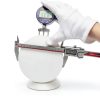 CGOLDENWALL High accuracy digital radius gauge Electronic Inside and Outside Radius Gage with 10mm /20mm /30mm /60mm/100mm changeable measuring jaw Blue 0.2" - 27.5"/5 mm - 700 mm-4