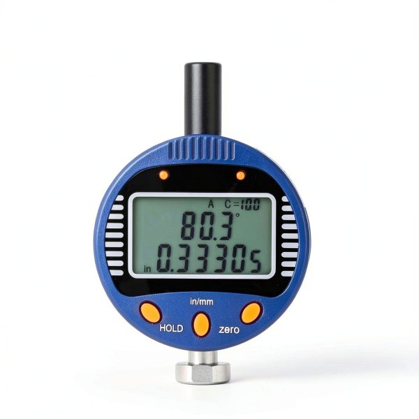 CGOLDENWALL High accuracy digital radius gauge Electronic Inside and Outside Radius Gage with 10mm /20mm /30mm /60mm/100mm changeable measuring jaw Blue 0.2" - 27.5"/5 mm - 700 mm-2