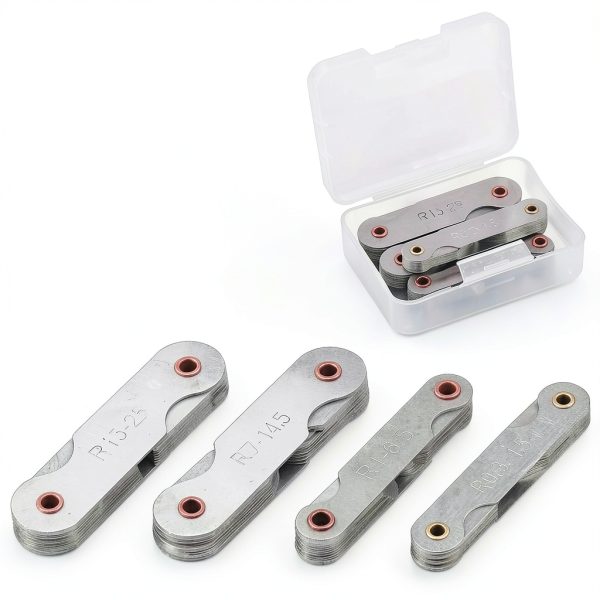 Radius Gauge 4‑Piece Stainless Steel Set Rustark R0.3‑25-3
