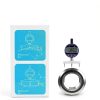 CGOLDENWALL High accuracy digital radius gauge Electronic Inside and Outside Radius Gage with 10mm /20mm /30mm /60mm/100mm changeable measuring jaw Blue 0.2" - 27.5"/5 mm - 700 mm-3