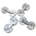 Radius Gauge Set,Steel Portable Internal and External Concave Convex Arc Measuring Tool for Tool and Die Makers Check-0