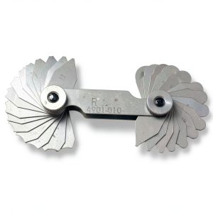 HHIP 4901-0102 Concave and Convex Radius Gage, 17/64-1/2" x 1/32 Radius Range, 16 Concave Blade, 16 Convex Blade-0