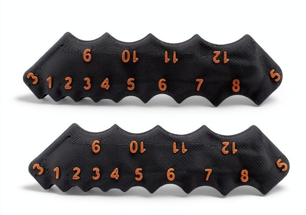 Radius Gauge Set by Chemshuo – 2 Piece Black Fillet Tool-1
