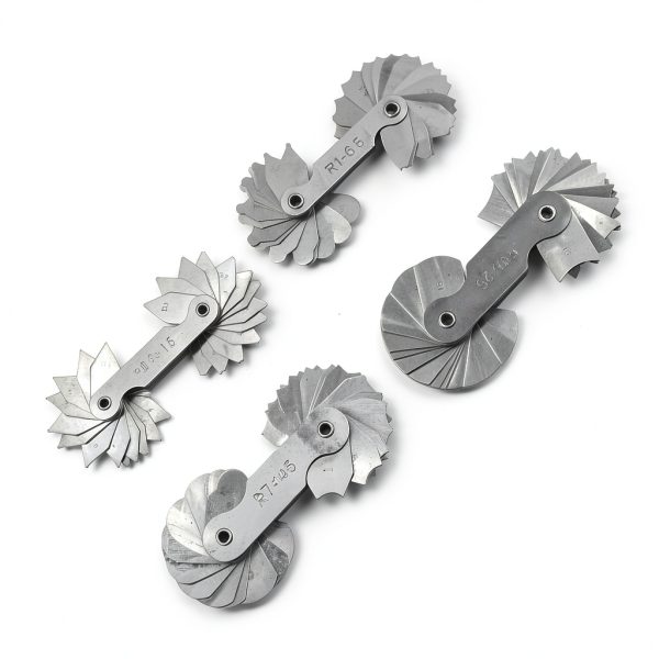 Radius Gauge Set,Steel Portable Internal and External Concave Convex Arc Measuring Tool for Tool and Die Makers Check-4