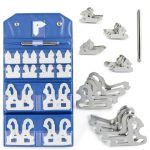 Radius Gauge Set 25PCS 1/64"-1/2" Stainless Steel with Holder --0