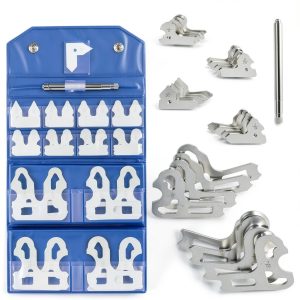 Radius Gauge Set 25PCS 1/64"-1/2" Stainless Steel with Holder --0